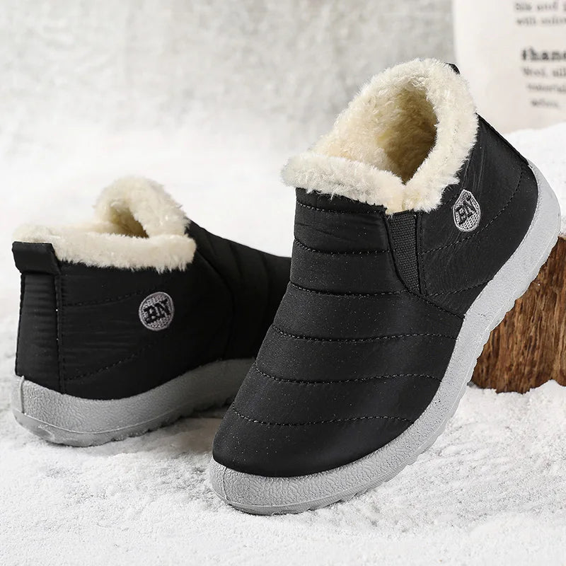 Stay Cozy and Stylish This Winter with Our Women's Waterproof Snow Boots - Perfect Ankle Fit for Ultimate Comfort!