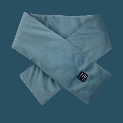 USB Women Men Heating Scarf Temperature Scarf 3 Gears Wrap Fleece Washable Electric Neck Warmer Not Inclound Battery for Camping